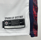 2025 Team USA EDWARDS #5 White 1:1 Quality  NBA Jerseys