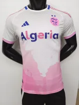 24/25 Algeria Pink White Player 1:1 Quality Soccer Jersey