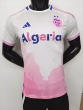 24/25 Algeria Pink White Player 1:1 Quality Soccer Jersey