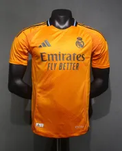 24/25 Real Madrid  Away  Yellow  Player 1:1 Quality Soccer Jersey