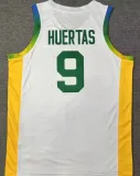 2024 Brazil Team HUERTAS #9 White 1:1 Quality  NBA Jerseys