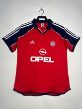 2000/2001 Bayern Home Red Fans Retro 1:1 Quality Soccer Jersey