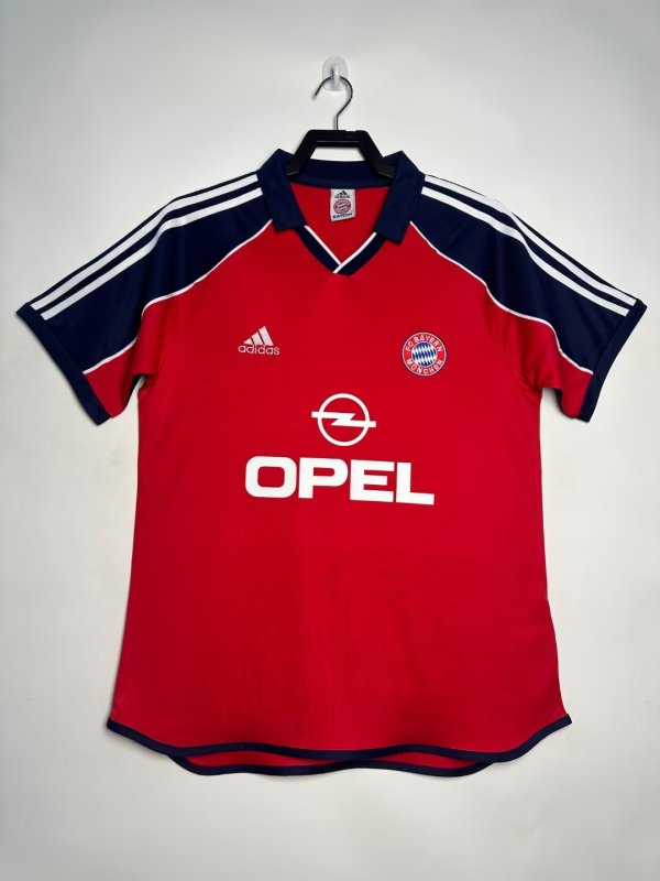 2000/2001 Bayern Home Red Fans Retro 1:1 Quality Soccer Jersey