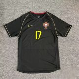 2006  Portugal Away Fans Retro 1:1   Quality Soccer Jersey