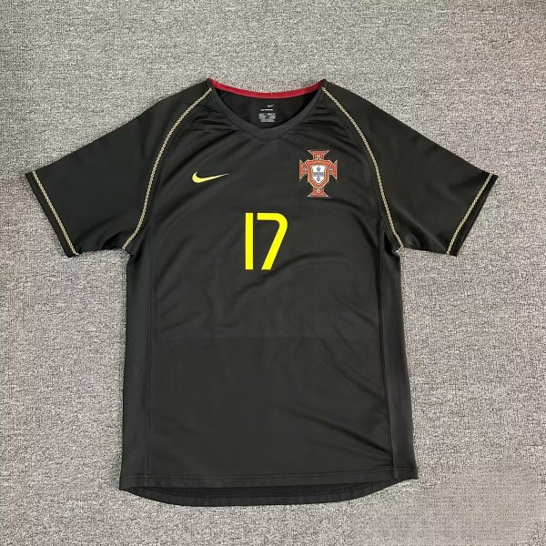 2006  Portugal Away Fans Retro 1:1   Quality Soccer Jersey