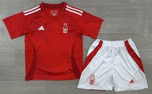 24/25 Nottingham  Home Kids  Kits 1:1 Quality Soccer Jersey