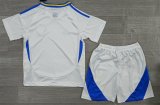 24/25 Leeds United  Home White Kids Kits 1:1 Quality Soccer Jersey
