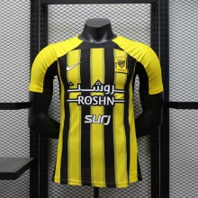 24/25 Al Ittihad Saudi Home Yellow Player 1:1 Quality Soccer Jersey（吉达联合）