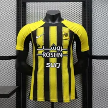 24/25 Al Ittihad Saudi Home Yellow Player 1:1 Quality Soccer Jersey（吉达联合）
