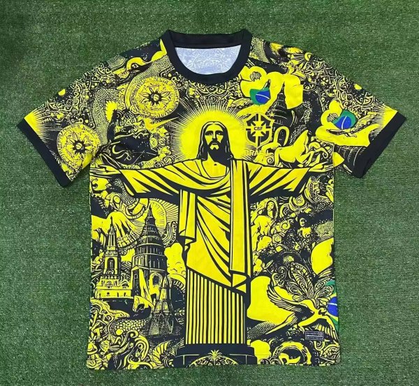 24/25 Brazil  Special Edition Yellow Fans 1:1 Quality Soccer Jersey