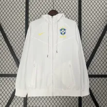 25/25 Brazil White  Windbreaker
