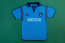 2001/2002  Manchester City Home 1:1 Retro Soccer Jersey