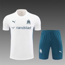 24/25 Marseille White 1:1 Quality Training  Jersey（A-Set）