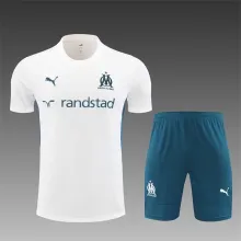 24/25 Marseille White 1:1 Quality Training  Jersey（A-Set）