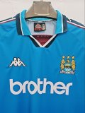 1997/1998 Manchester City Home Fans 1:1 Retro Soccer Jersey