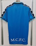 1997/1998 Manchester City Home Fans 1:1 Retro Soccer Jersey