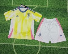 24/25 Juventus Away Kids Kits 1:1 Quality Soccer Jersey