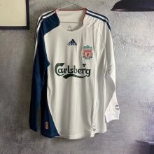 2006/2008 Liverpool Away Long Sleeve Retro 1:1 Quality  Soccer Jersey