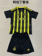 24/25  Aberdeen Away Kids Kits 1:1 Quality Soccer Jersey