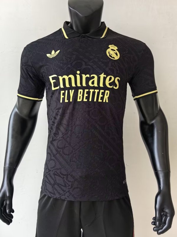 24/25 Real Madrid Special Edition Black Player 1:1 Quality Soccer Jersey