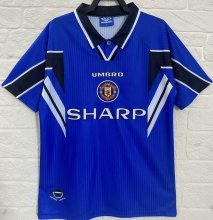 1996/1997 Manchester United Third Fans Retro  1:1 Quality  Soccer Jersey