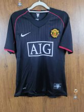 2007/2008 Manchester United Third Fans Retro  1:1 Quality  Soccer Jersey
