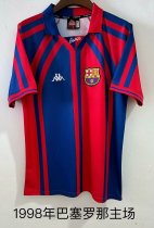 1998 Barcelona Home Fans 1:1 Quality Retro Soccer Jersey 1998 Barcelona Home Fans 1:1 Quality Retro Soccer Jersey
