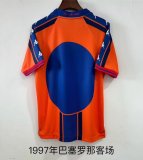 1997 Barcelona  Away Fans 1:1 Quality Retro Soccer Jersey