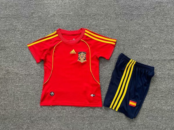 2010 Spain Away Kids Kits  Retro 1:1 Quality Soccer Jersey