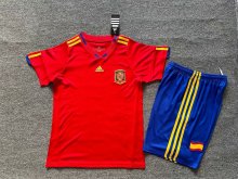 2010 Spain Home Kids Kits  Retro 1:1 Quality Soccer Jersey