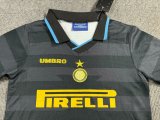 1997/1998  Inter Milan Third Kids Kits Retro 1:1 Quality Soccer Jersey