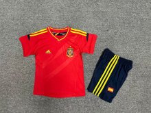 2012 Spain Home Kids Kits  Retro 1:1 Quality Soccer Jersey