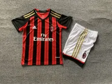 2013/2014 AC Milan Home Kids kits Retro 1:1 Quality Soccer Jersey