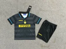 1997/1998  Inter Milan Third Kids Kits Retro 1:1 Quality Soccer Jersey