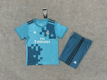 2017/2018 Real Madrid  Away Kids  Retro 1:1 Quality  Soccer Jersey
