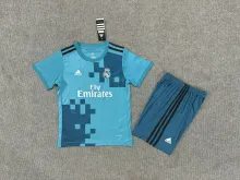 2017/2018 Real Madrid  Away Kids  Retro 1:1 Quality  Soccer Jersey