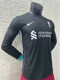 24/25   Liverpool  Away Long Sleeve Player 1:1 Quality Soccer Jersey