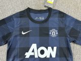 2013/2014 Manchester United Away Kids Kits Retro 1:1  Quality Soccer Jersey