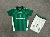 24/25 Werder Bremen Home Kids 1:1 Quality Soccer Jersey（云达不来梅）