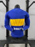 24/25  Boca Home Long Sleeve Player 1:1 Quality Soccer Jersey