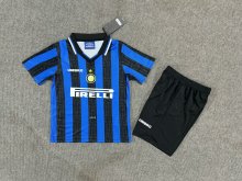 1997/1998  Inter Milan Home Kids Kits Retro 1:1 Quality Soccer Jersey