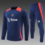 24/25  Manchester United Royal Blue 1:1 Quality Training Jersey