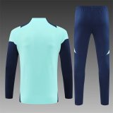 24/25  Arsenal Training Suit Blue 1:1 Quality Training Jersey