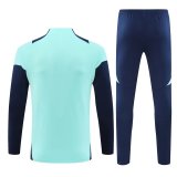 24/25  Arsenal Training Suit Blue 1:1 Quality Training Jersey