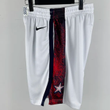 24/25 Team USA White NBA Shorts Pants 1:1 Quality NBA Pants