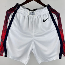24/25 Team USA White NBA Shorts Pants 1:1 Quality NBA Pants