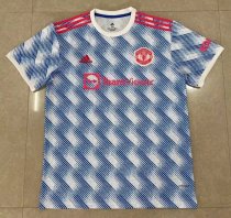 2021/2022 Manchester United Away Fans Retro  1:1 Quality  Soccer Jersey