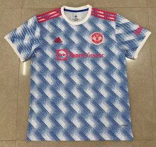 2021/2022 Manchester United Away Fans Retro  1:1 Quality  Soccer Jersey