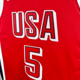 2024 Team USA EDWARDS #5 Red 1:1 Quality NBA Jerseys
