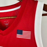 2024 Team USA DURANT #7 Red 1:1 Quality NBA Jerseys